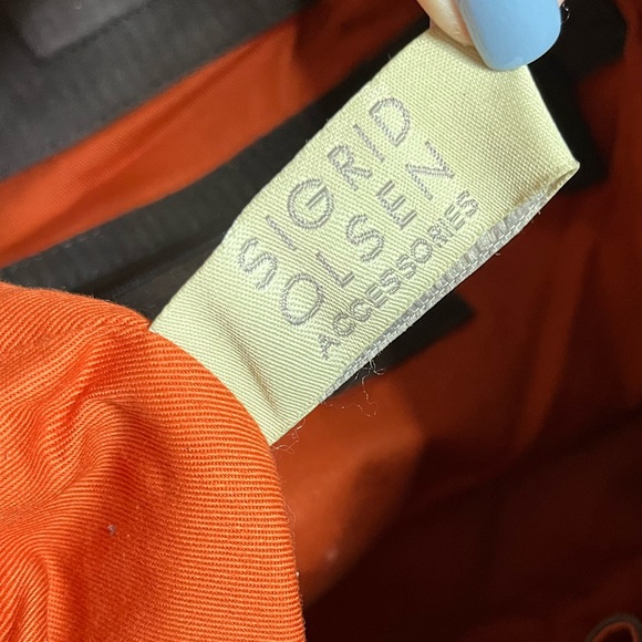 Sigrid Olsen Ribbed Leather Hobo Shoulder Purse - Picture 9 of 10